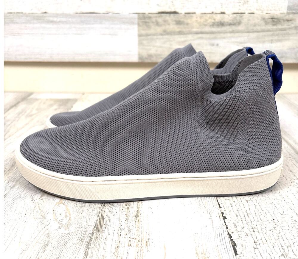 L.L. Bean Womens 7.5 Gray Eco Bay High Top Sneakers Comfort Casual